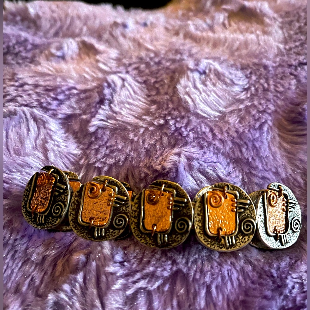 Brass and copper bracelet
